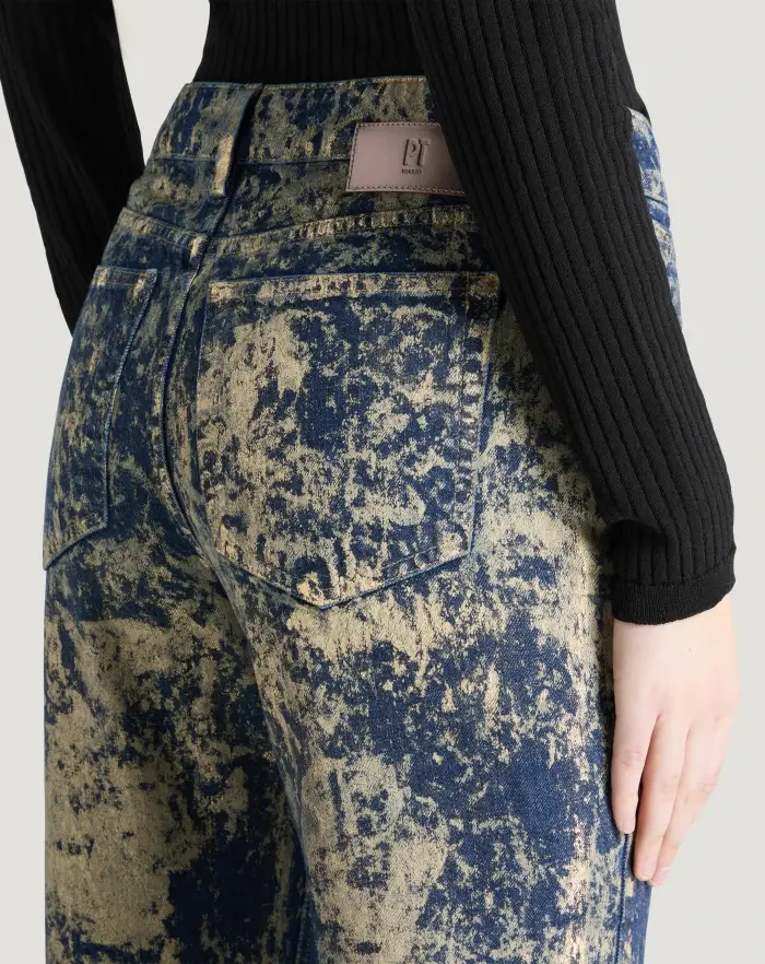 Pantaloni Torino Jeans Alanis in denim di cotone In Linea