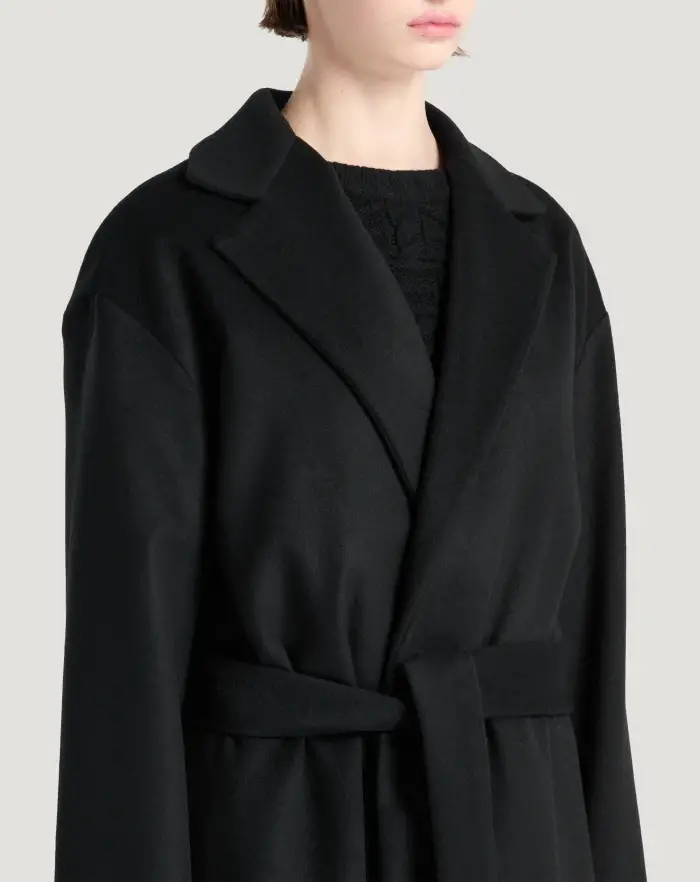 Pantaloni Torino Cappotto in drap di lana e cachemire Promozione