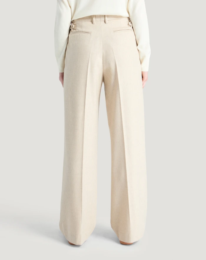 Pantaloni Torino Pantaloni Isabel in flanella Spedizione Gratuita