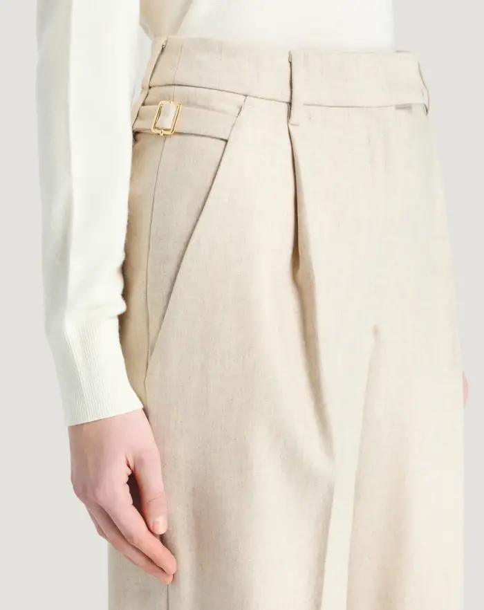 Pantaloni Torino Pantaloni Isabel in flanella Spedizione Gratuita