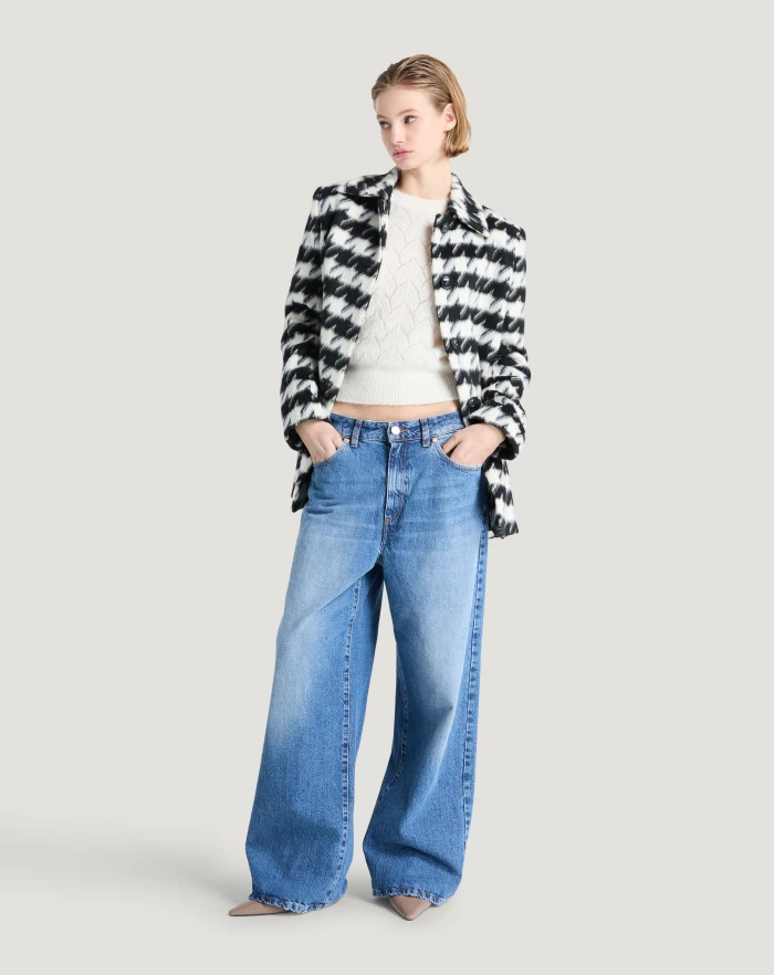 Pantaloni Torino Maglia in mohair e lana Pezzi Unici