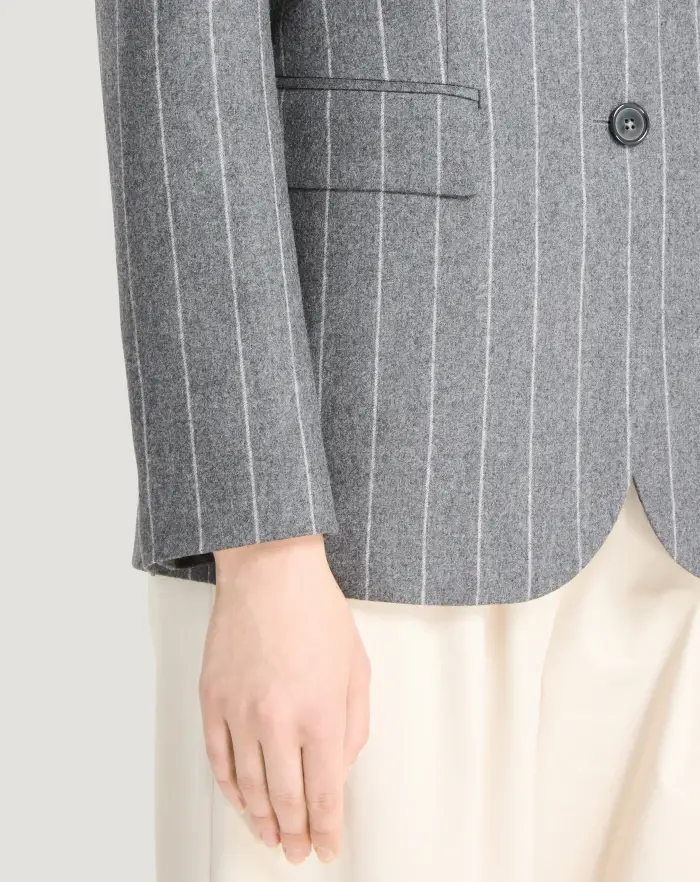 Pantaloni Torino Giacca in flanella a righe Consegna Veloce