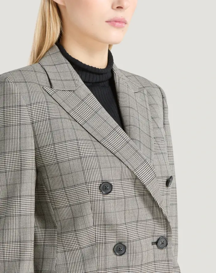 Pantaloni Torino Blazer in lana check Shopping Online