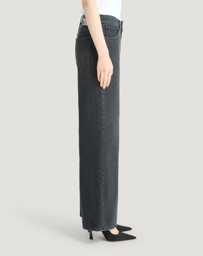 Pantaloni Torino Jeans Miley in black denim Sottocosto