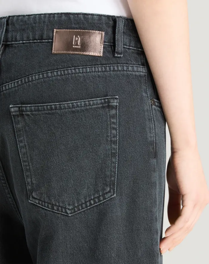 Pantaloni Torino Jeans Miley in black denim Sottocosto