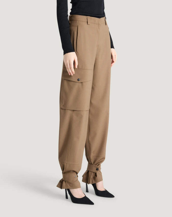 Pantaloni Torino Pantaloni Giselle in tecno lana Sconto