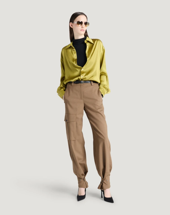 Pantaloni Torino Pantaloni Giselle in tecno lana Sconto