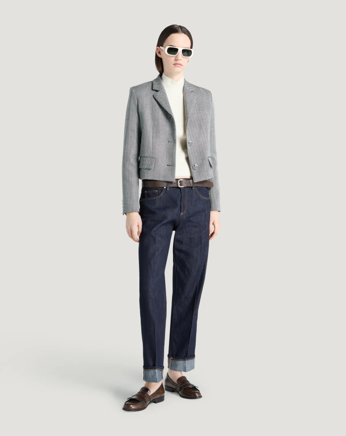 Pantaloni Torino Jeans Tina in denim supersoft Saldi