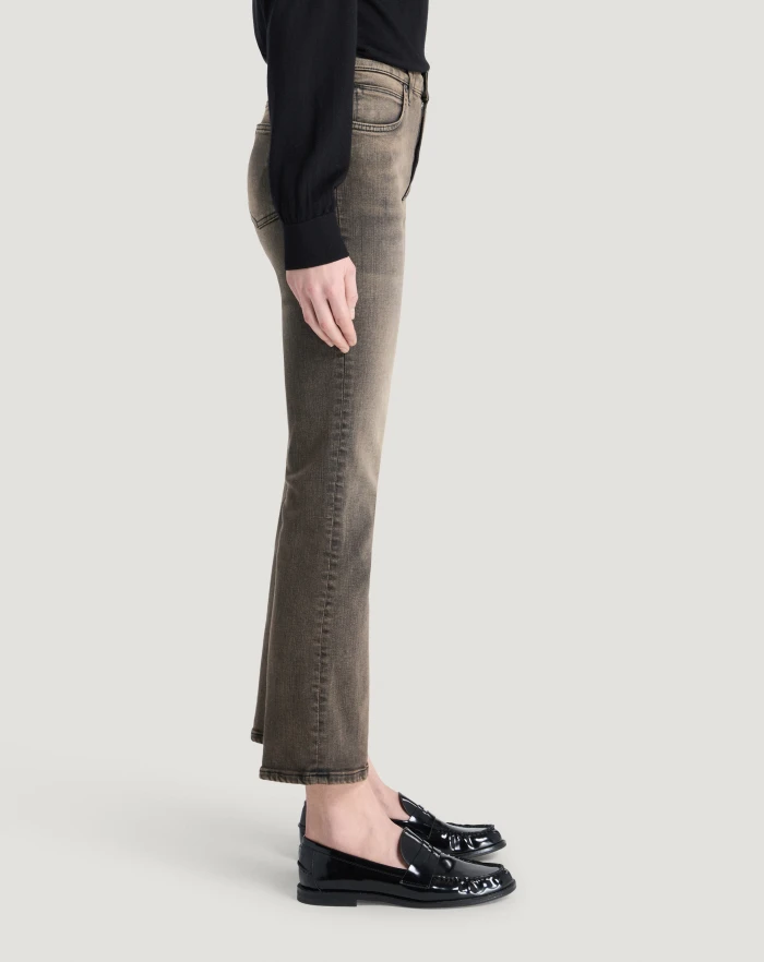 Pantaloni Torino Jeans Kim in black denim stretch Offerte