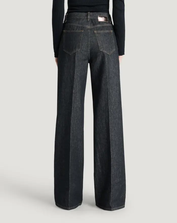 Pantaloni Torino Jeans Cyndi in black denim Negozio