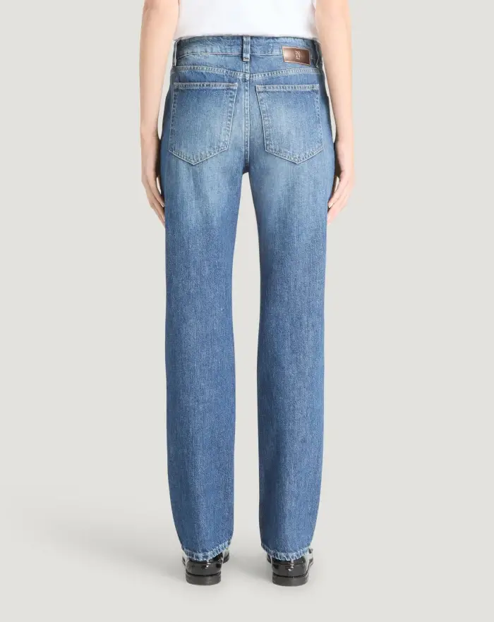 Pantaloni Torino Jeans Alanis in denim di cotone In Linea