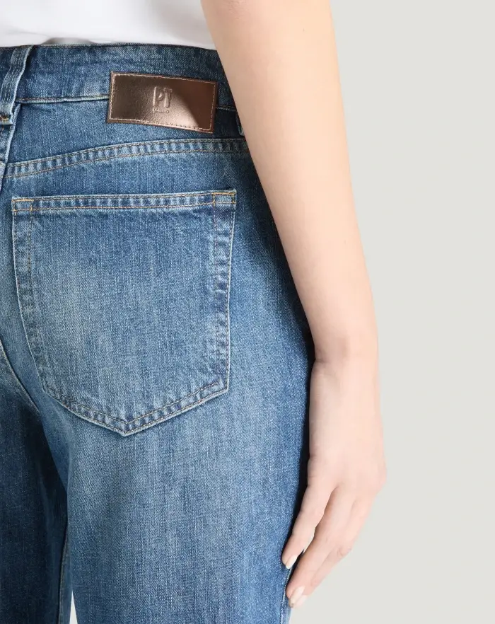Pantaloni Torino Jeans Alanis in denim di cotone In Linea