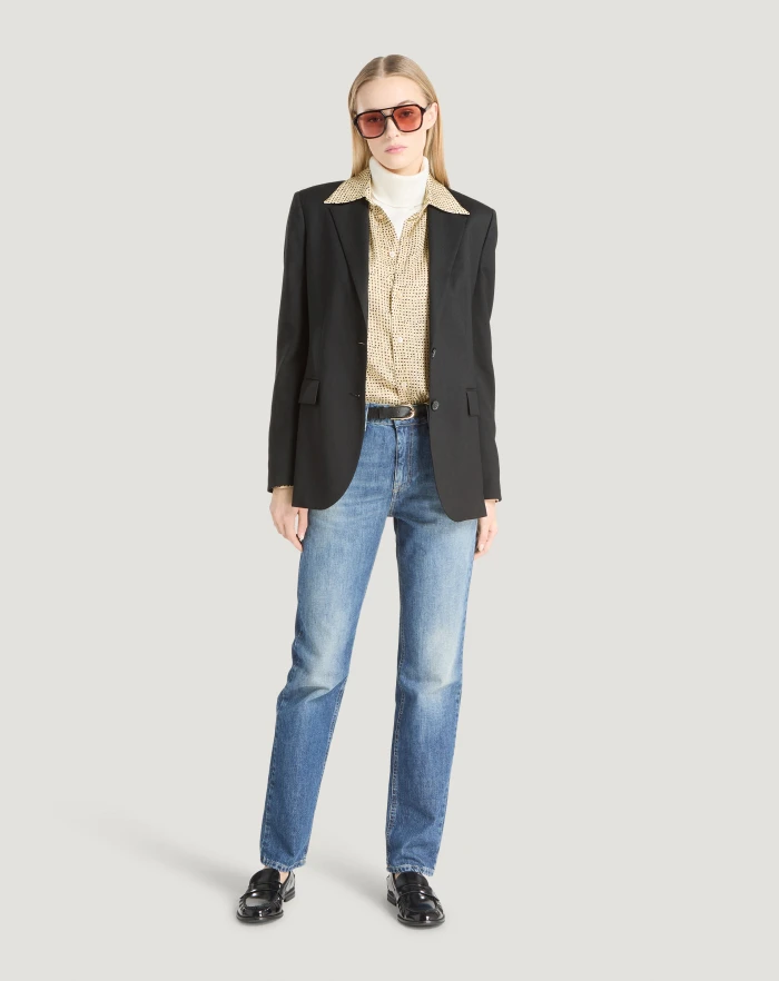 Pantaloni Torino Jeans Alanis in denim di cotone In Linea
