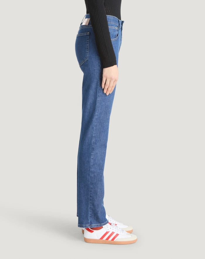 Pantaloni Torino Jeans Alanis in stretch indigo batavia Nuovo