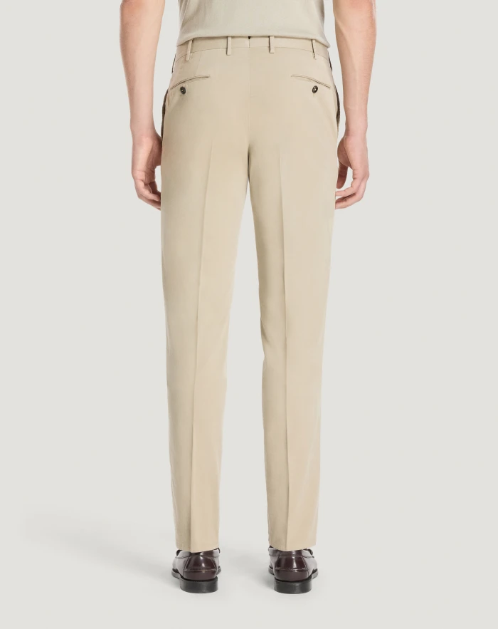 Pantaloni Torino Pantaloni Slim in cotone batavia Acquista Ora