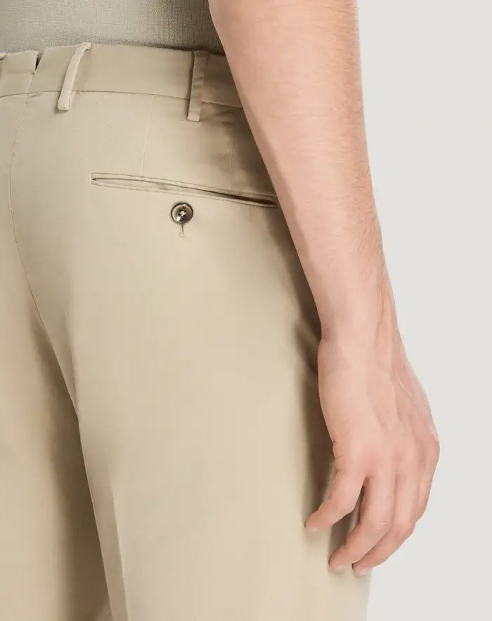 Pantaloni Torino Pantaloni Slim in cotone batavia Acquista Ora