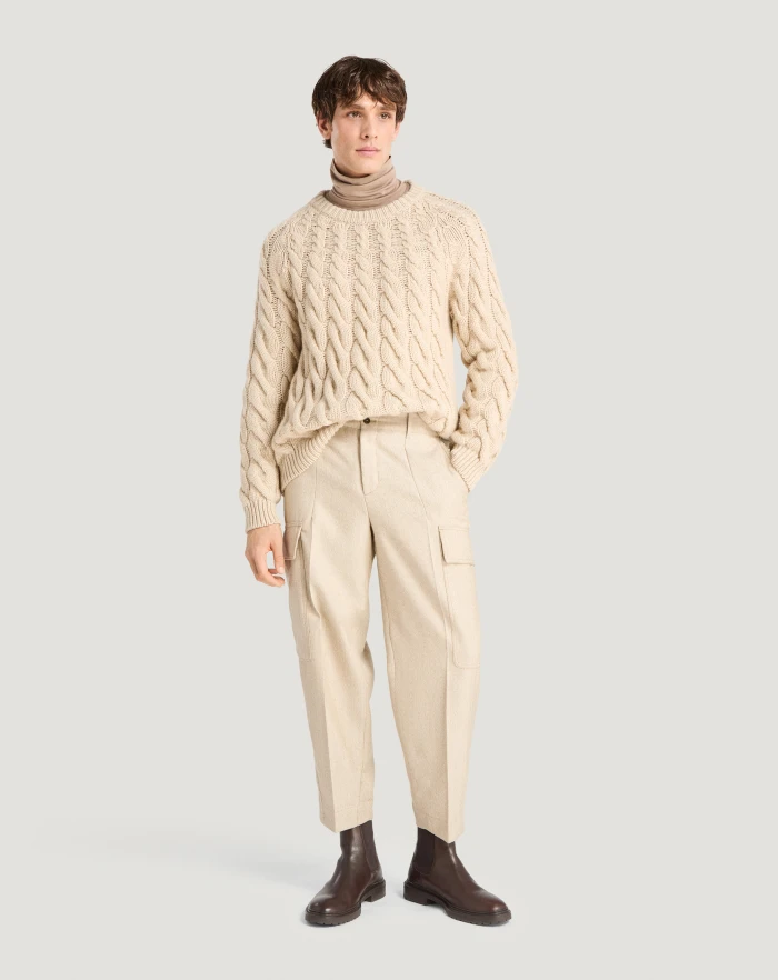 Pantaloni Torino Maglia in jersey di cotone e seta Promozione Limitata