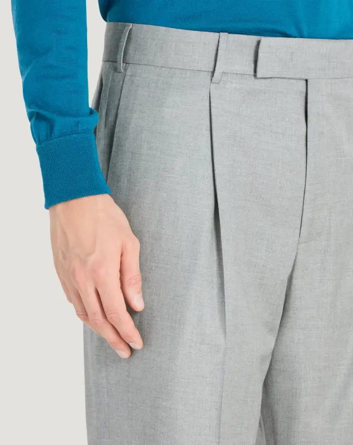 Pantaloni Torino Pantaloni Quindici in twill di lana fluida Shopping Online