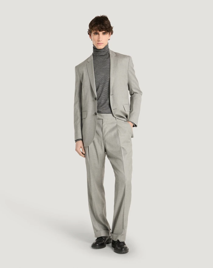 Pantaloni Torino Pantaloni Quindici in twill di lana fluida Shopping Online