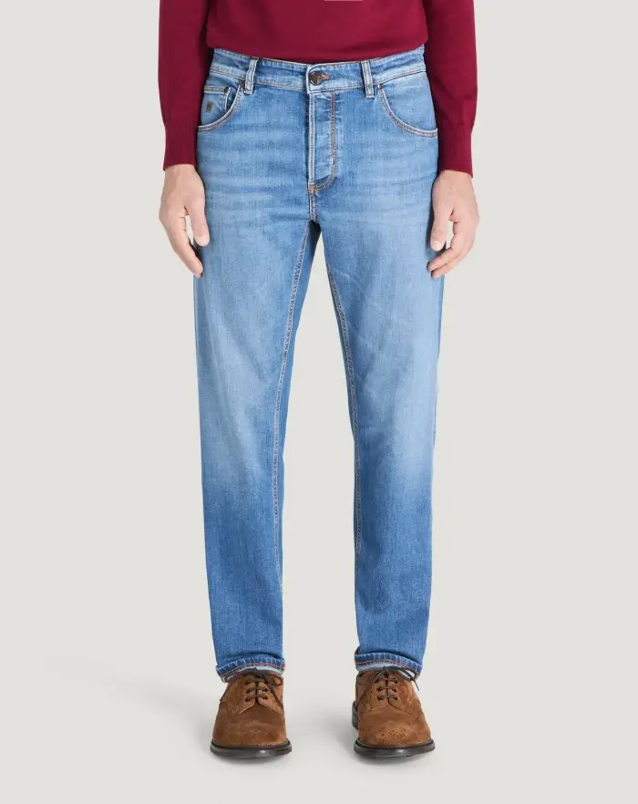 Pantaloni Torino Jeans Reggae in denim stretch superfine Sottocosto