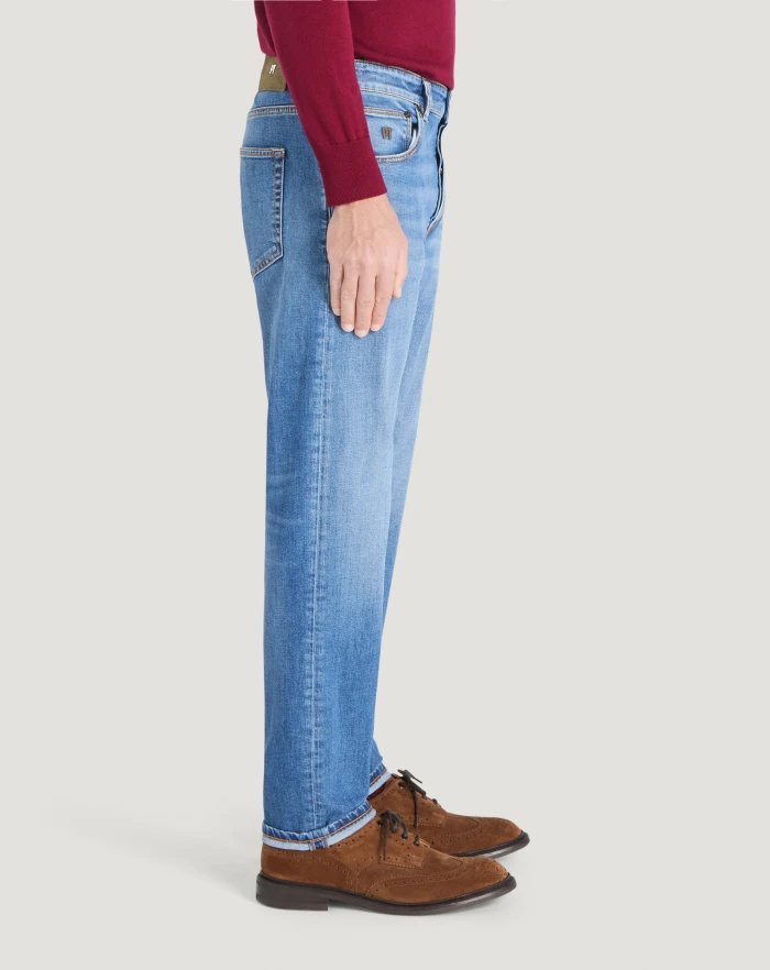Pantaloni Torino Jeans Reggae in denim stretch superfine Sottocosto