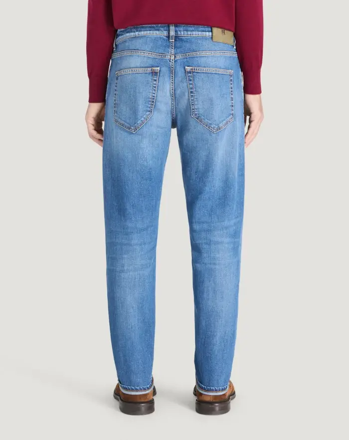 Pantaloni Torino Jeans Reggae in denim stretch superfine Sottocosto