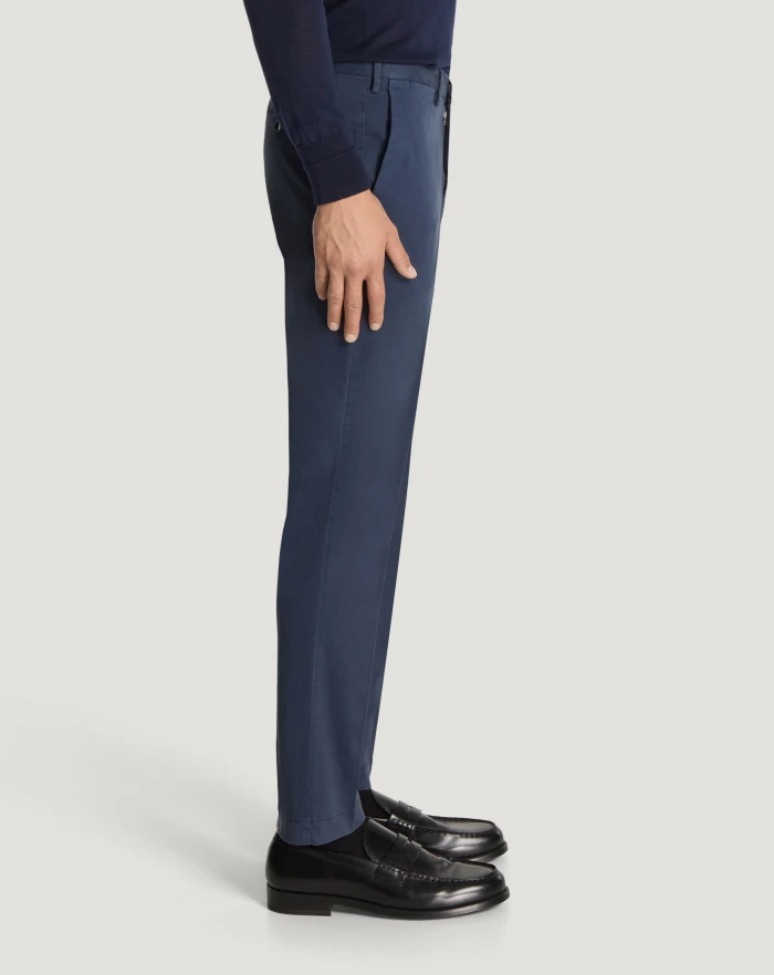 Pantaloni Torino Pantaloni Skinny in cotone batavia Offerta