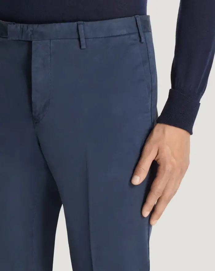 Pantaloni Torino Pantaloni Skinny in cotone batavia Offerta