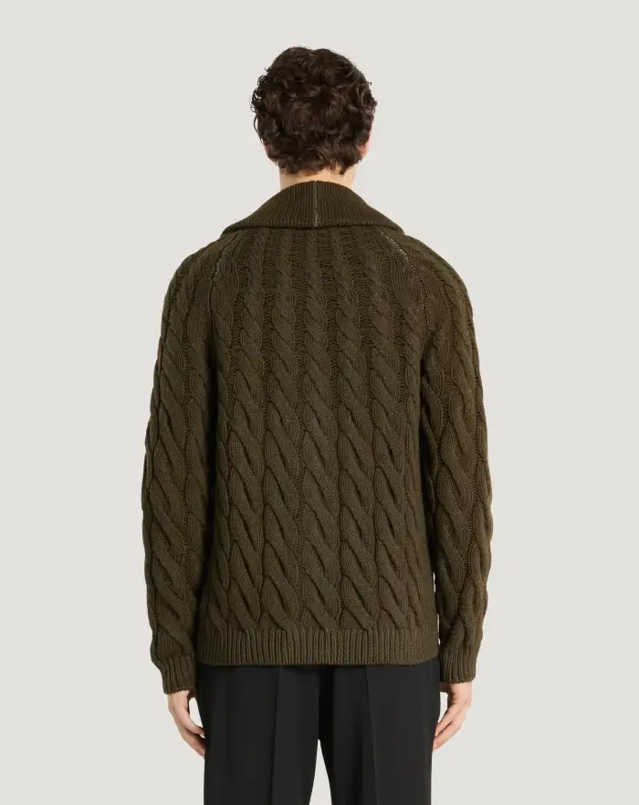 Pantaloni Torino Cardigan in lana e cachemire Outlet