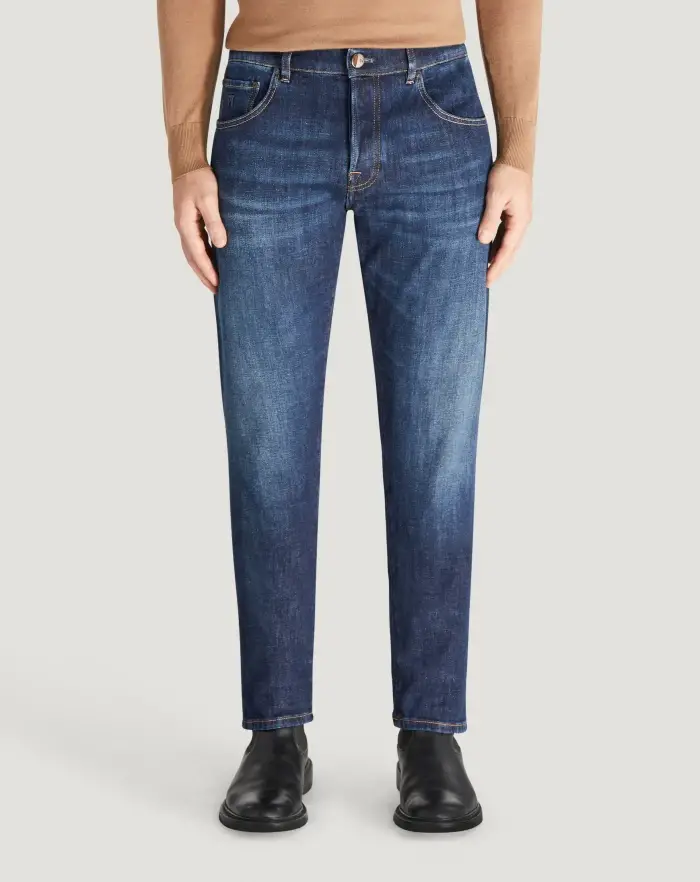 Pantaloni Torino Jeans Breakbeat in denim loose In Vendita