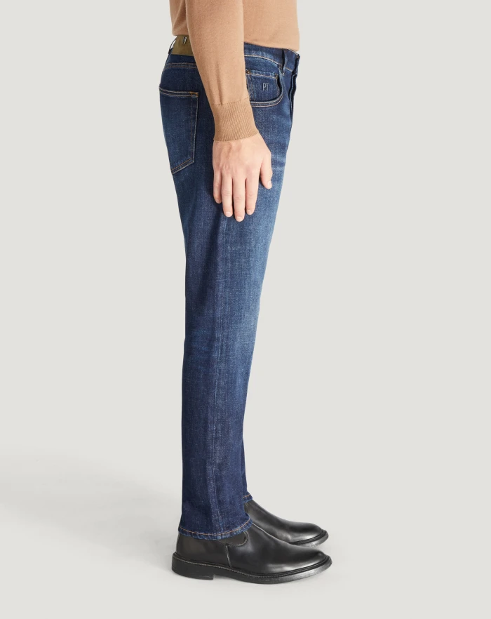 Pantaloni Torino Jeans Breakbeat in denim loose In Vendita