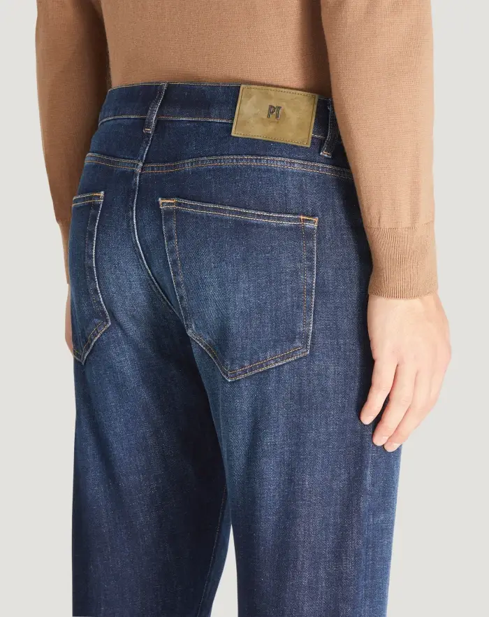 Pantaloni Torino Jeans Breakbeat in denim loose In Vendita