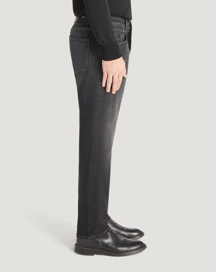 Pantaloni Torino Jeans Breakbeat in black denim double Hotsell