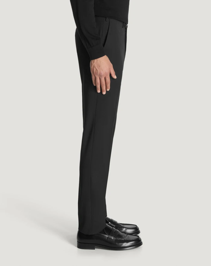 Pantaloni Torino Pantaloni Superslim in tecno lana Saldi Di Fabbrica