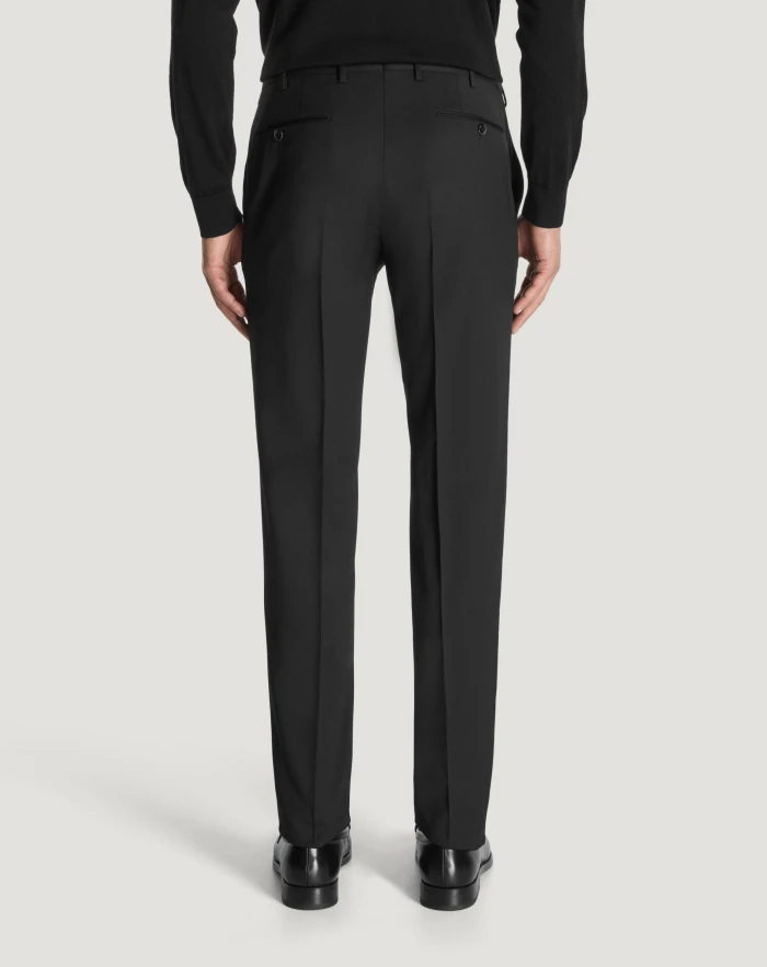 Pantaloni Torino Pantaloni Superslim in tecno lana Saldi Di Fabbrica