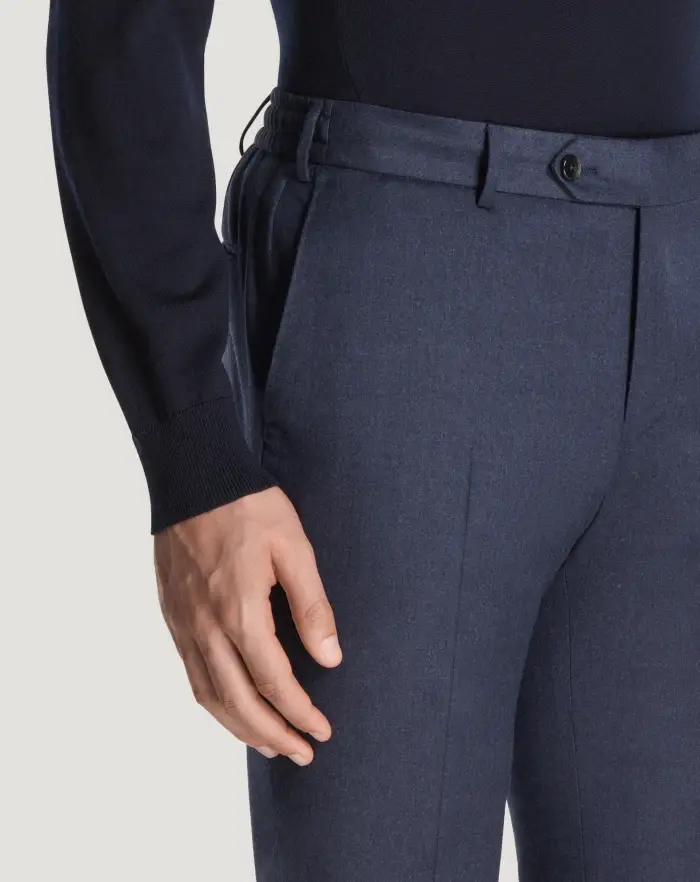 Pantaloni Torino Pantaloni Slim in flanella Vendite Flash