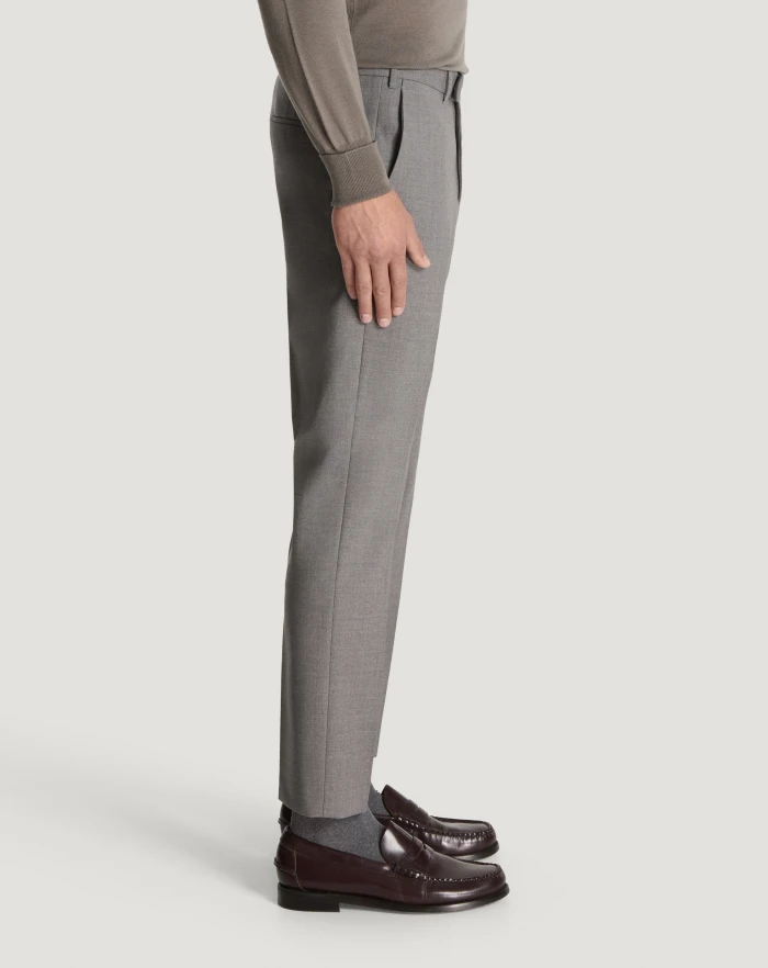 Pantaloni Torino Pantaloni Dieci in batavia di lana Italy