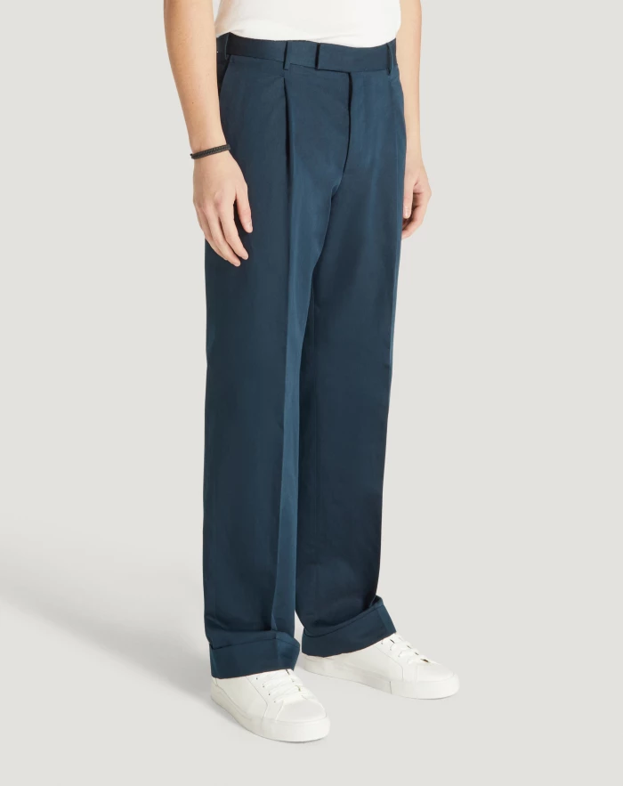 Pantaloni Torino Pantaloni Quindici in cotone e lino Shopping Online