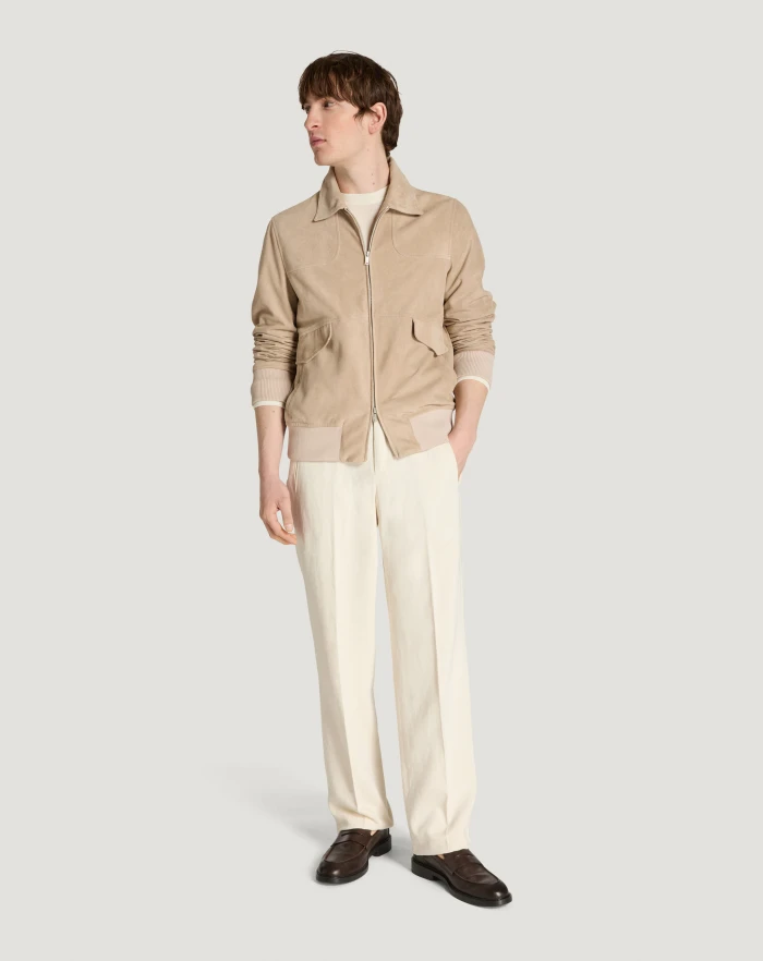 Pantaloni Torino Pantaloni Sedici in bull di cotone e lino Prezzo Ridotto