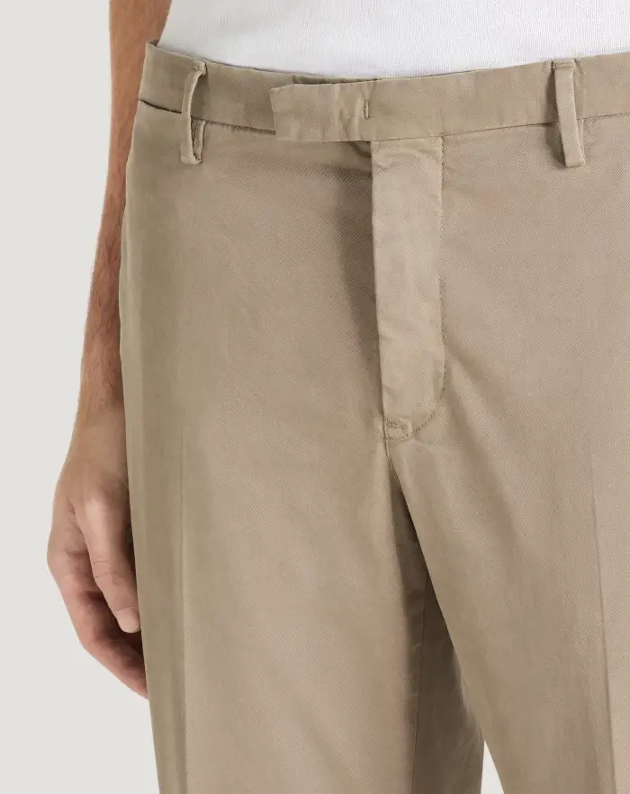 Pantaloni Torino Pantaloni Skinny in cotone batavia Offerta