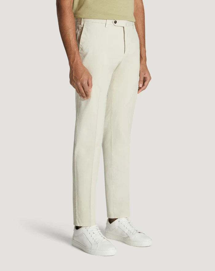 Pantaloni Torino Pantaloni Slim in gabardina stretch Vendita Economica