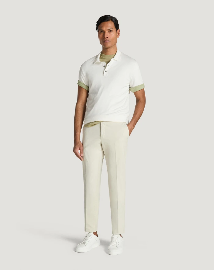 Pantaloni Torino Pantaloni Slim in gabardina stretch Vendita Economica