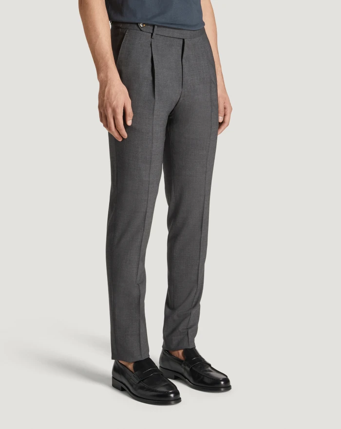 Pantaloni Torino Pantaloni Gentleman in lana four season Vendita