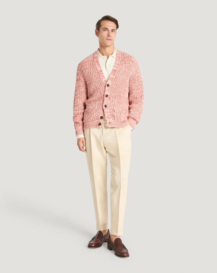Pantaloni Torino Pantaloni Rebel in gabardina di cotone e lino Promozione