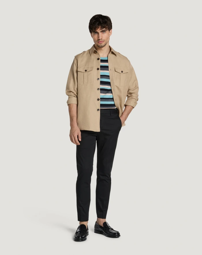 Pantaloni Torino Pantaloni Dieci in twill Shopping Online