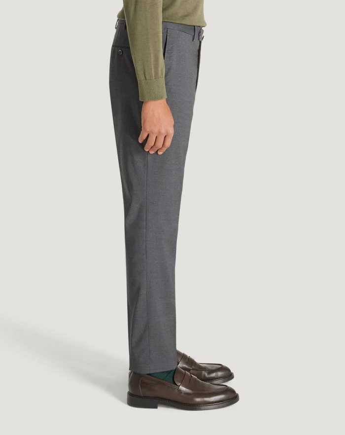 Pantaloni Torino Pantaloni Slim in lana four season Affare Del Giorno