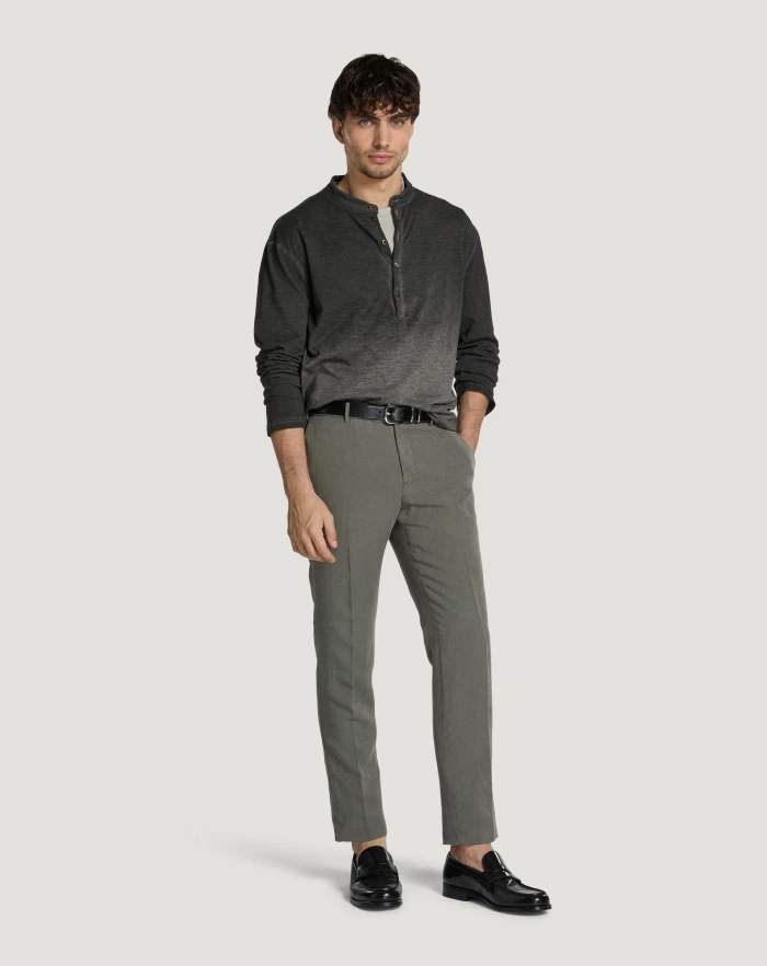 Pantaloni Torino Pantaloni Slim in cotone e lino batavia Convenienza