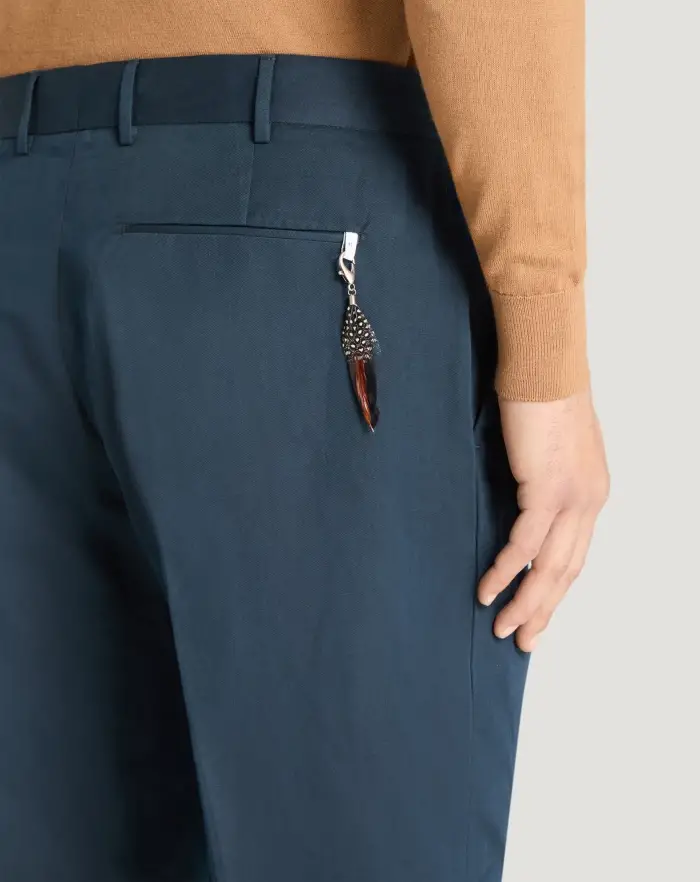 Pantaloni Torino Pantaloni Rebel in gabardina di cotone e lino Offerta