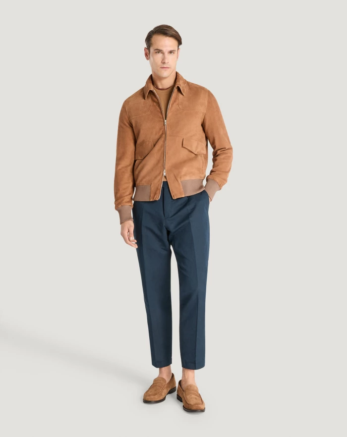 Pantaloni Torino Pantaloni Rebel in gabardina di cotone e lino Offerta