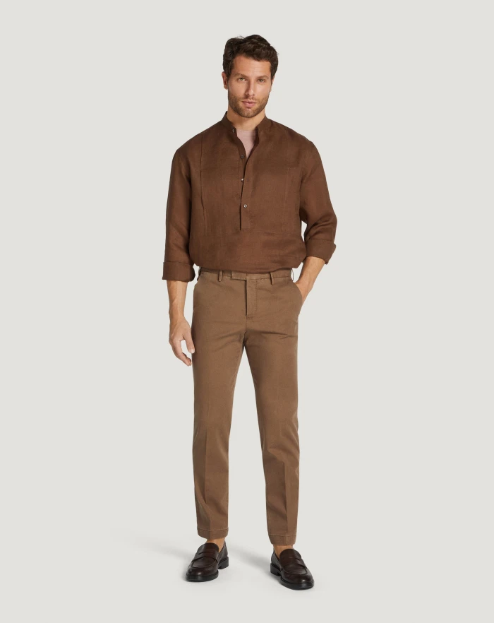 Pantaloni Torino Pantaloni Master in cotone stretch délavé Saldi Di Fabbrica